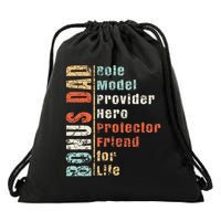 Step Dad Gift Best Bonus Dad Ever For Stepdad Drawstring Bag