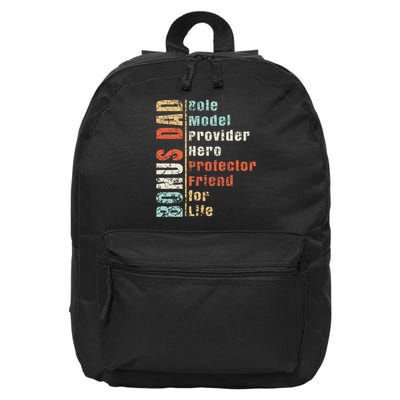 Step Dad Gift Best Bonus Dad Ever For Stepdad 16 in Basic Backpack
