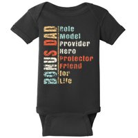 Step Dad Gift Best Bonus Dad Ever For Stepdad Baby Bodysuit