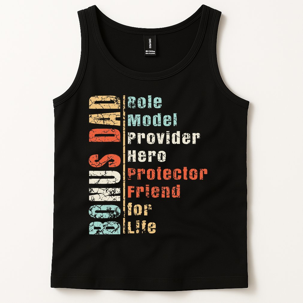 Step Dad Gift Best Bonus Dad Ever For Stepdad Tank Top