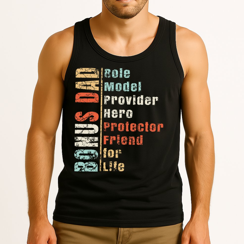 Step Dad Gift Best Bonus Dad Ever For Stepdad Tank Top