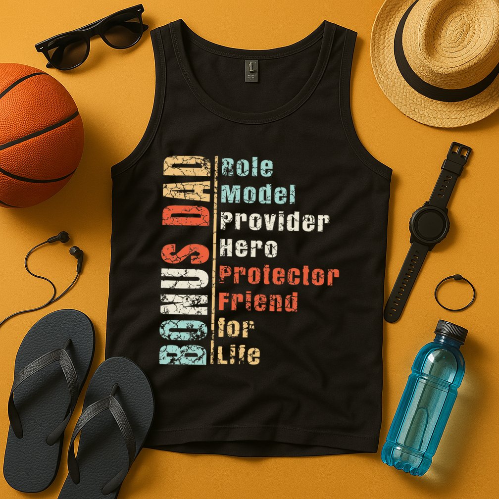 Step Dad Gift Best Bonus Dad Ever For Stepdad Tank Top