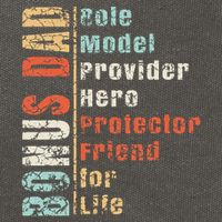 Step Dad Gift Best Bonus Dad Ever For Stepdad Cotton Canvas Backpack