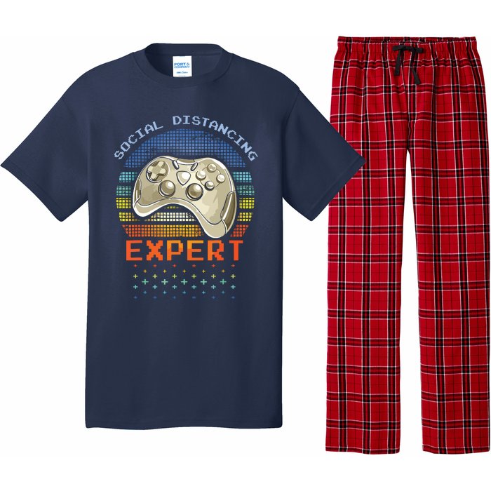 Social Distancing Gaming Expert Video Gamer Pajama Set