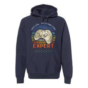 Social Distancing Gaming Expert Video Gamer Premium Hoodie