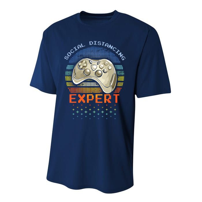 Social Distancing Gaming Expert Video Gamer Performance Sprint T-Shirt