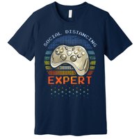 Social Distancing Gaming Expert Video Gamer Premium T-Shirt