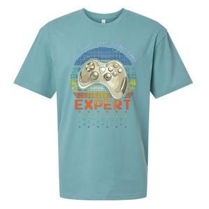 Social Distancing Gaming Expert Video Gamer Sueded Cloud Jersey T-Shirt