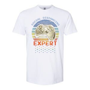 Social Distancing Gaming Expert Video Gamer Softstyle CVC T-Shirt