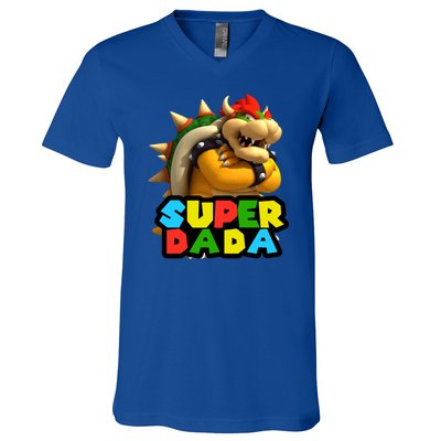 Super Dada Gamer Logo V-Neck T-Shirt