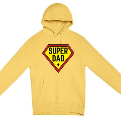 Super Dad Gamer Funny FatherS Day Premium Pullover Hoodie