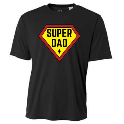 Super Dad Gamer Funny FatherS Day Cooling Performance Crew T-Shirt