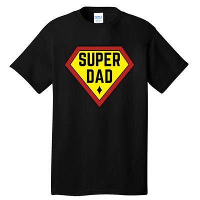 Super Dad Gamer Funny FatherS Day Tall T-Shirt