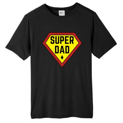 Super Dad Gamer Funny FatherS Day Tall Fusion ChromaSoft Performance T-Shirt