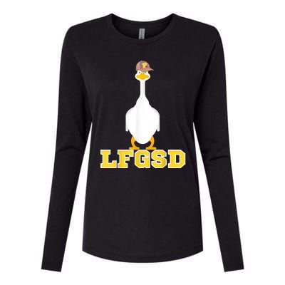 San Diego Goose LFGSD Womens Cotton Relaxed Long Sleeve T-Shirt