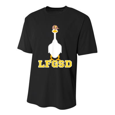 San Diego Goose LFGSD Youth Performance Sprint T-Shirt