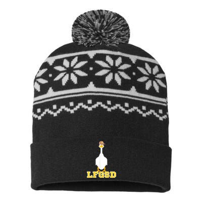 San Diego Goose LFGSD USA-Made Snowflake Beanie