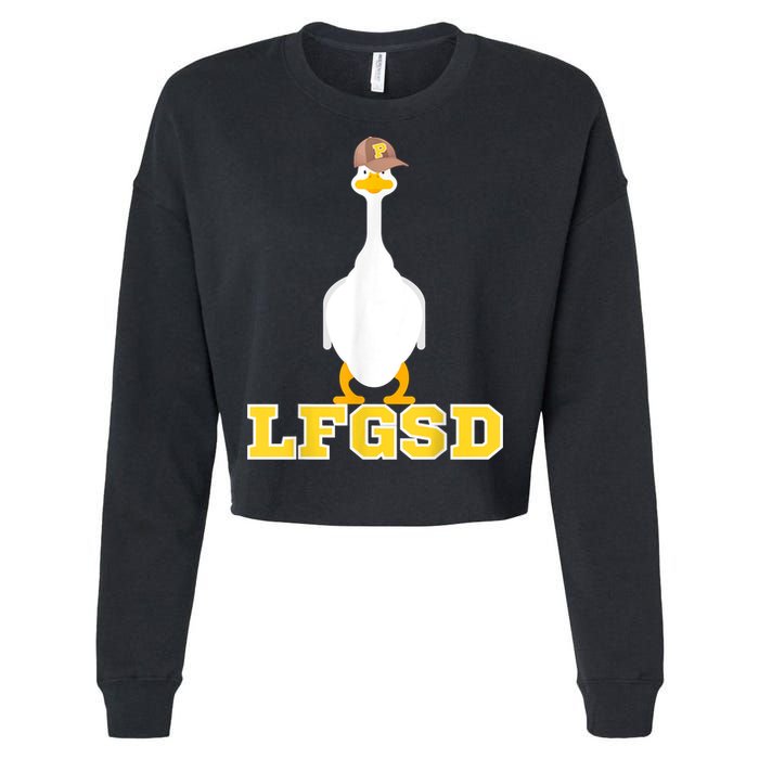 San Diego Goose LFGSD Cropped Pullover Crew