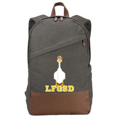 San Diego Goose LFGSD Cotton Canvas Backpack