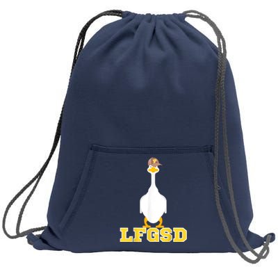 San Diego Goose LFGSD Sweatshirt Cinch Pack Bag