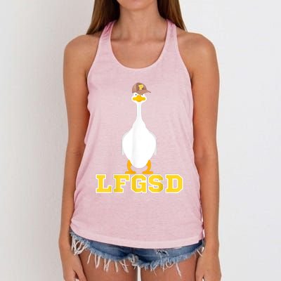 San Diego Goose LFGSD Women's Knotted Racerback Tank