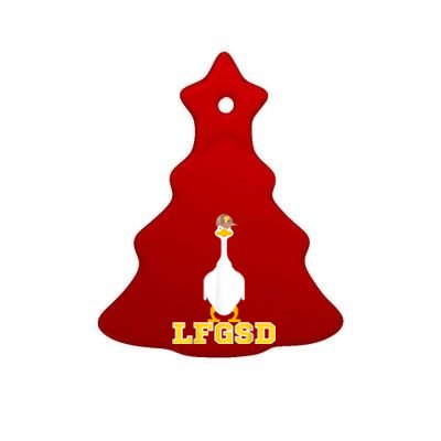 San Diego Goose LFGSD Ceramic Tree Ornament