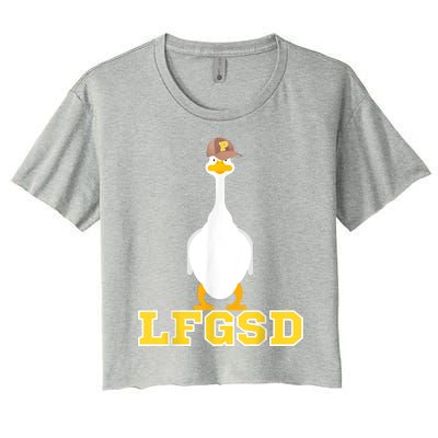 San Diego Goose LFGSD Women's Crop Top Tee