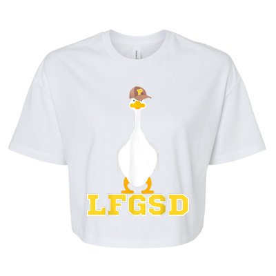 San Diego Goose LFGSD Bella+Canvas Jersey Crop Tee