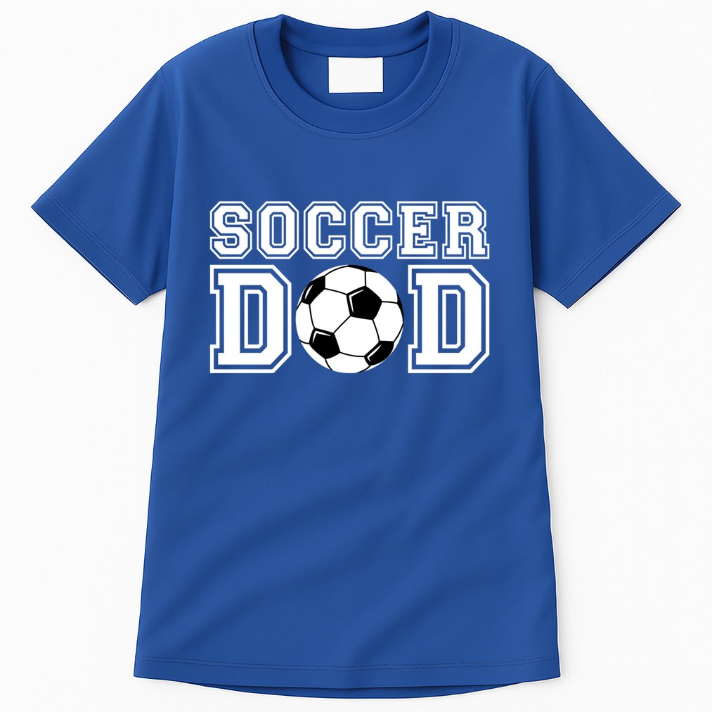 Soccer Dad Gift Soccer Gift For Father Dad Soccer Gift Tall T-Shirt