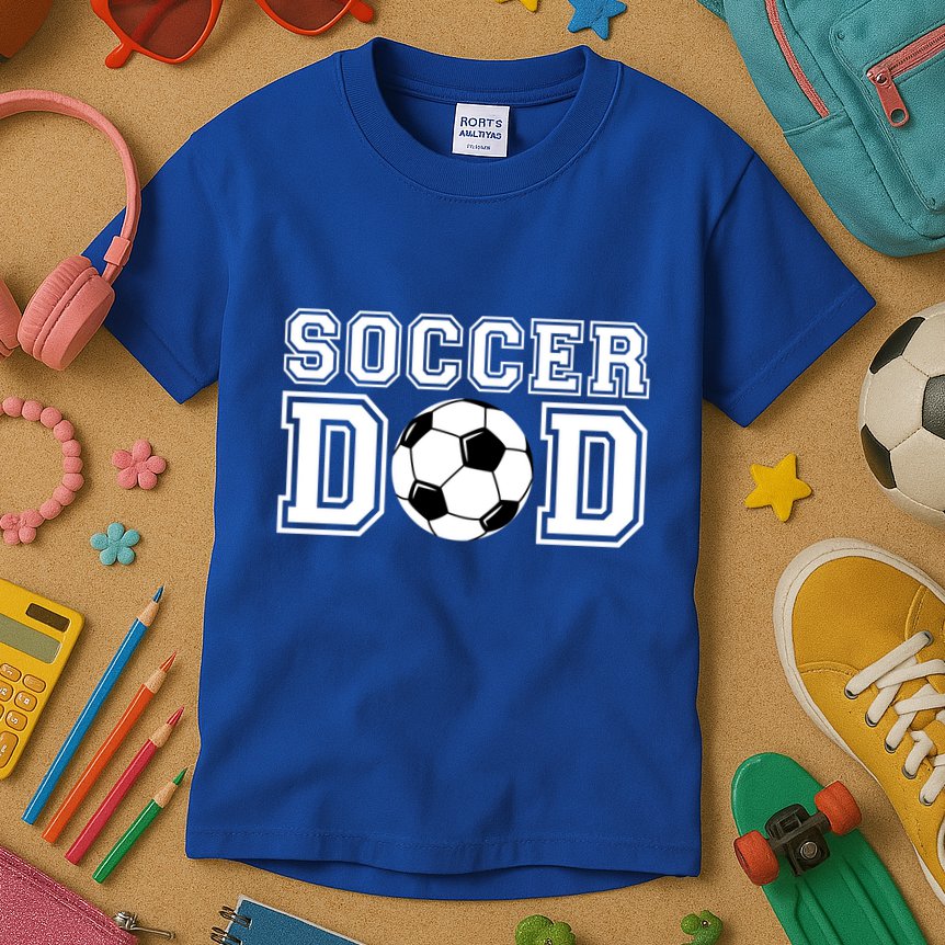 Soccer Dad Gift Soccer Gift For Father Dad Soccer Gift Kids T-Shirt