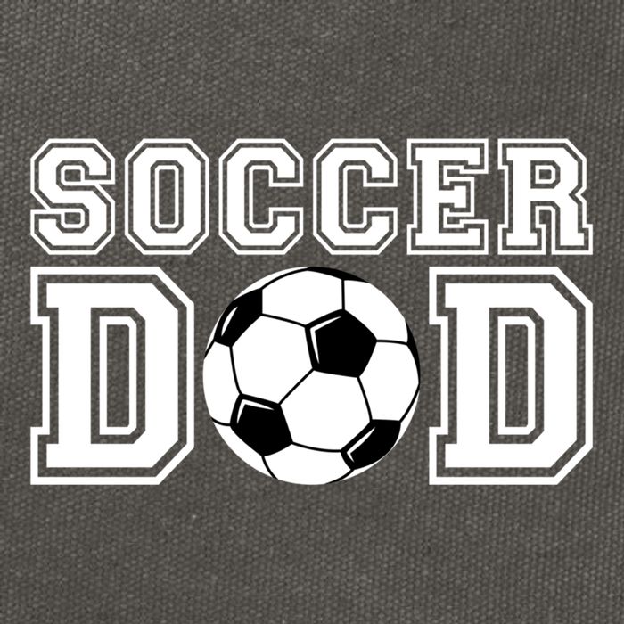 Soccer Dad Gift Soccer Gift For Father Dad Soccer Gift Cotton Canvas Backpack