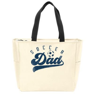 Soccer Dad Gifts Daddy Father's Day Zip Tote Bag