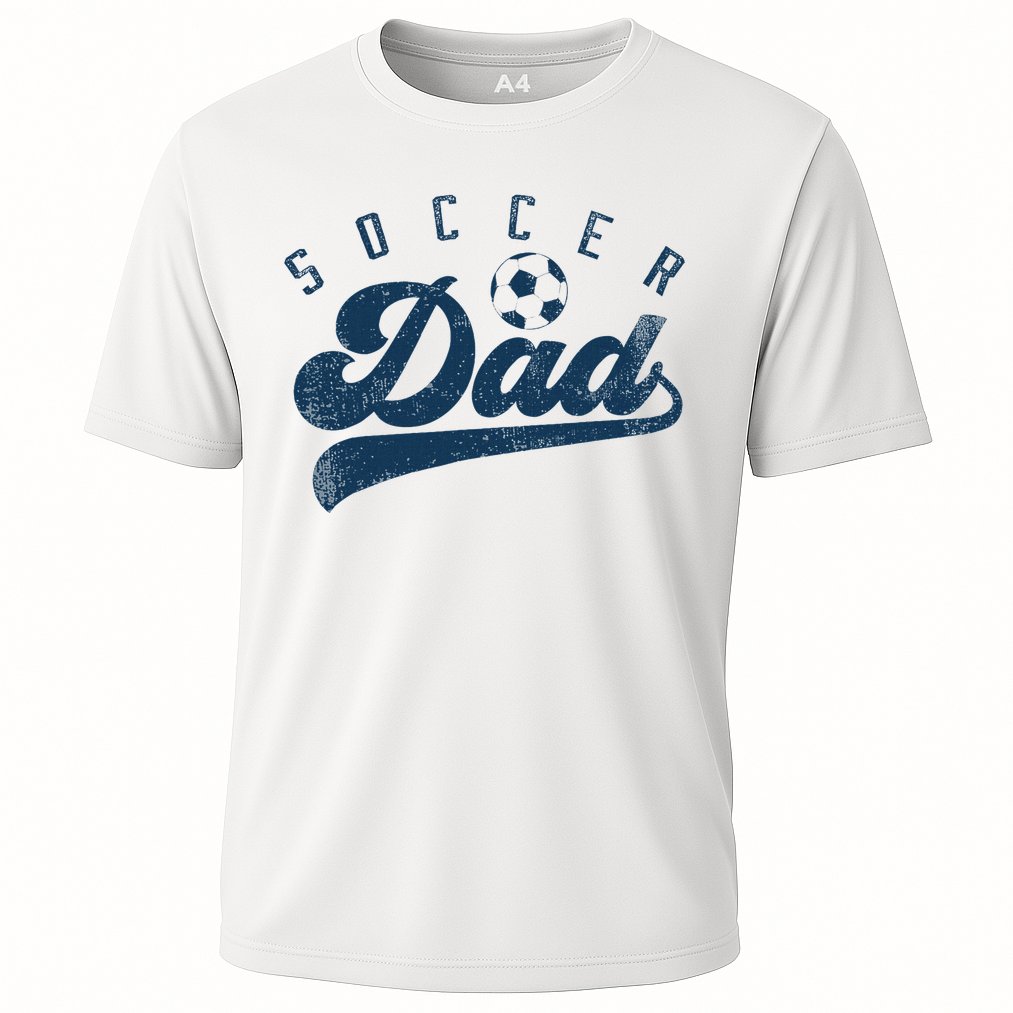 Soccer Dad Gifts Daddy Father's Day Cooling Performance Crew T-Shirt