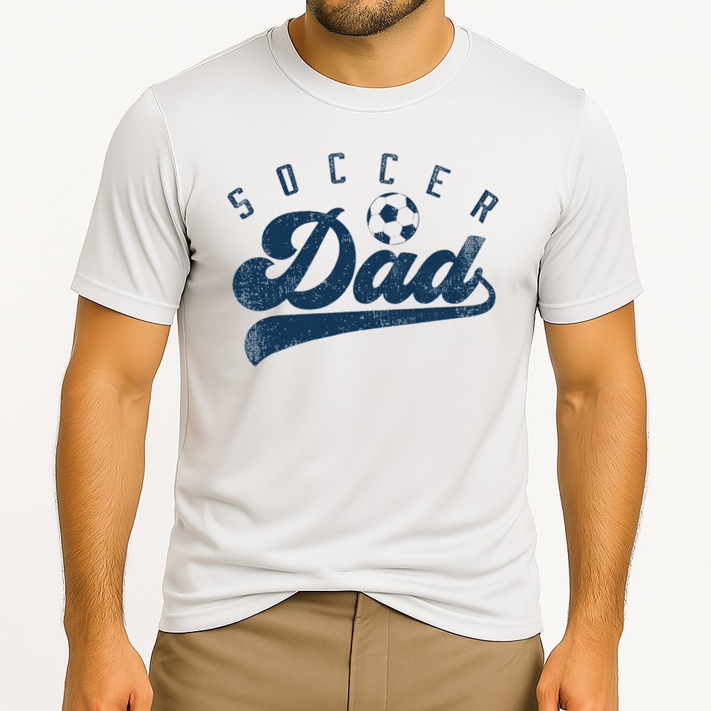 Soccer Dad Gifts Daddy Father's Day Cooling Performance Crew T-Shirt