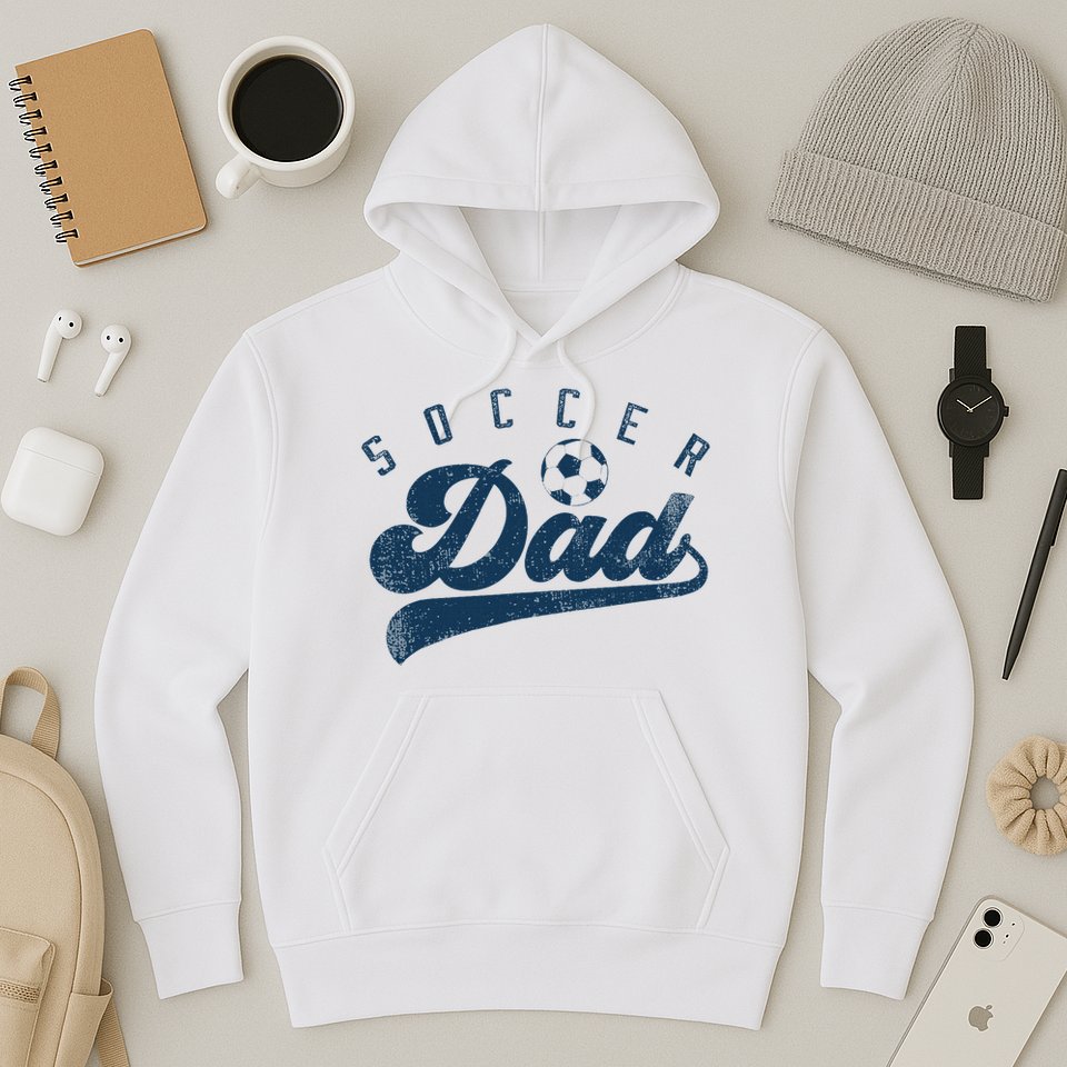 Soccer Dad Gifts Daddy Father's Day Hoodie