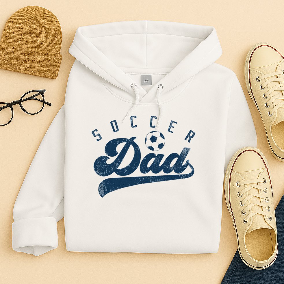 Soccer Dad Gifts Daddy Father's Day Hoodie