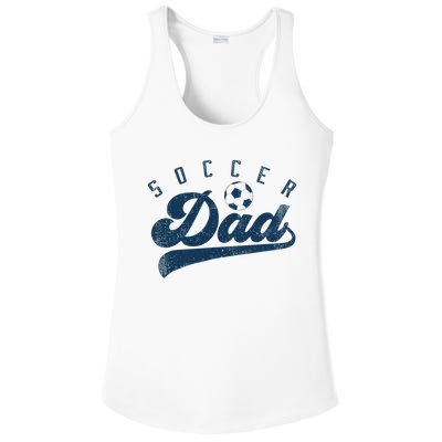 Soccer Dad Gifts Daddy Father's Day Ladies PosiCharge Competitor Racerback Tank