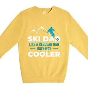 Ski Dad Gift Premium Crewneck Sweatshirt