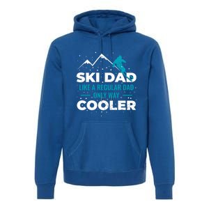 Ski Dad Gift Premium Hoodie