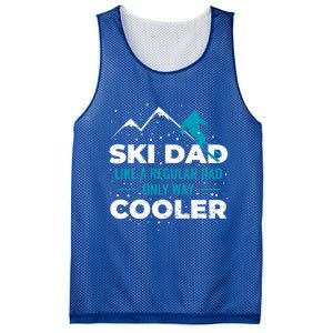 Ski Dad Gift Mesh Reversible Basketball Jersey Tank