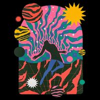 Soulisfree Dystopia Galaxy The Spiritual World Planets Man Cooling Performance Crew T-Shirt