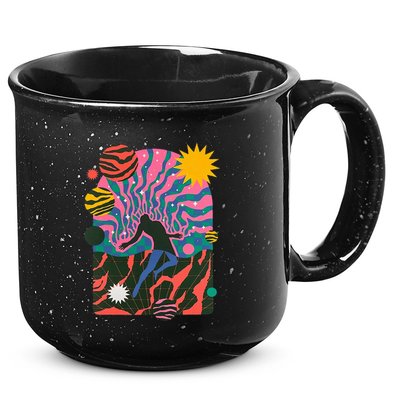 Soulisfree Dystopia Galaxy The Spiritual World Planets Man 15oz Campfire Ceramic Mug