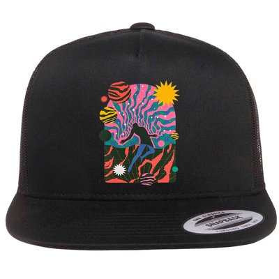 Soulisfree Dystopia Galaxy The Spiritual World Planets Man Flatbill Hat