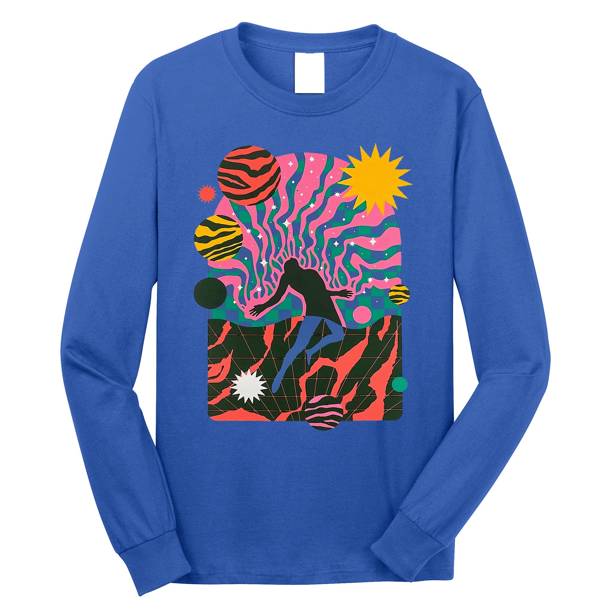 Soulisfree Dystopia Galaxy The Spiritual World Planets Man Long Sleeve Shirt