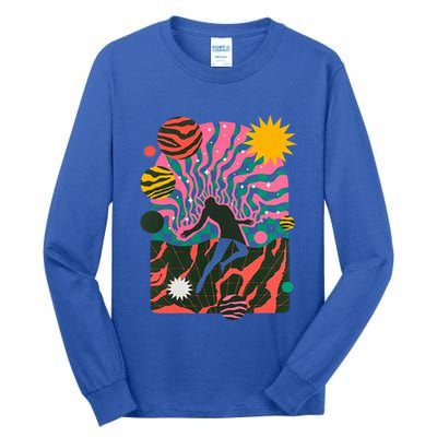 Soulisfree Dystopia Galaxy The Spiritual World Planets Man Tall Long Sleeve T-Shirt