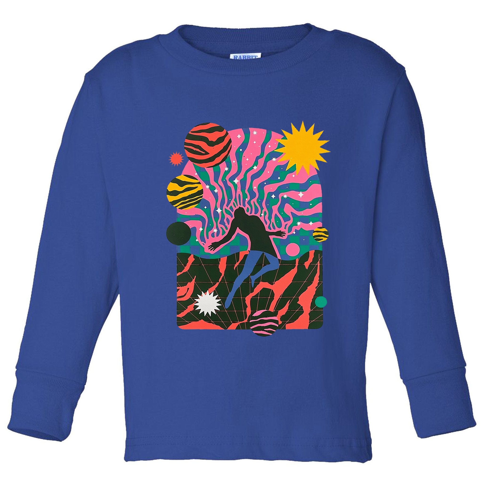 Soulisfree Dystopia Galaxy The Spiritual World Planets Man Toddler Long Sleeve Shirt