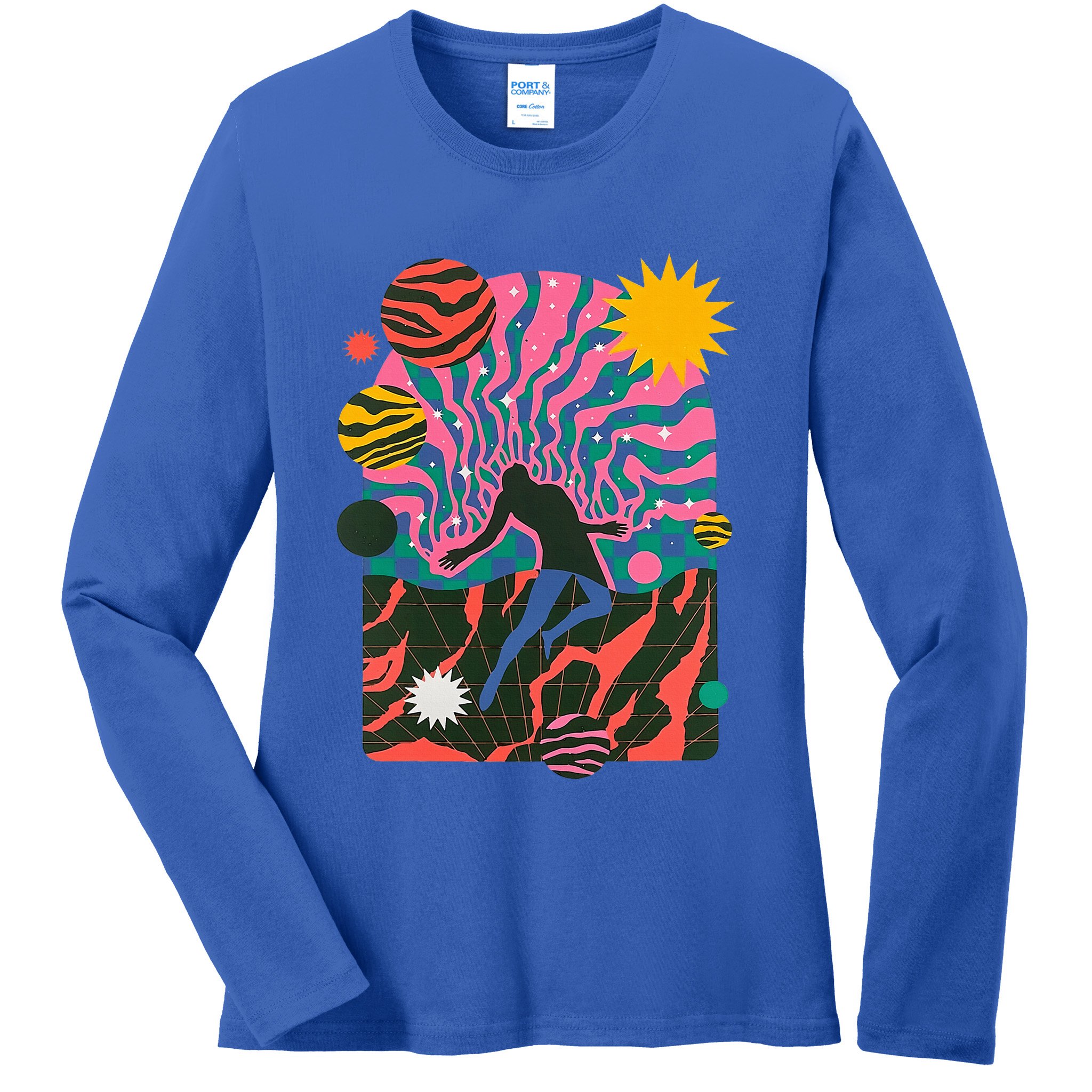 Soulisfree Dystopia Galaxy The Spiritual World Planets Man Ladies Long Sleeve Shirt