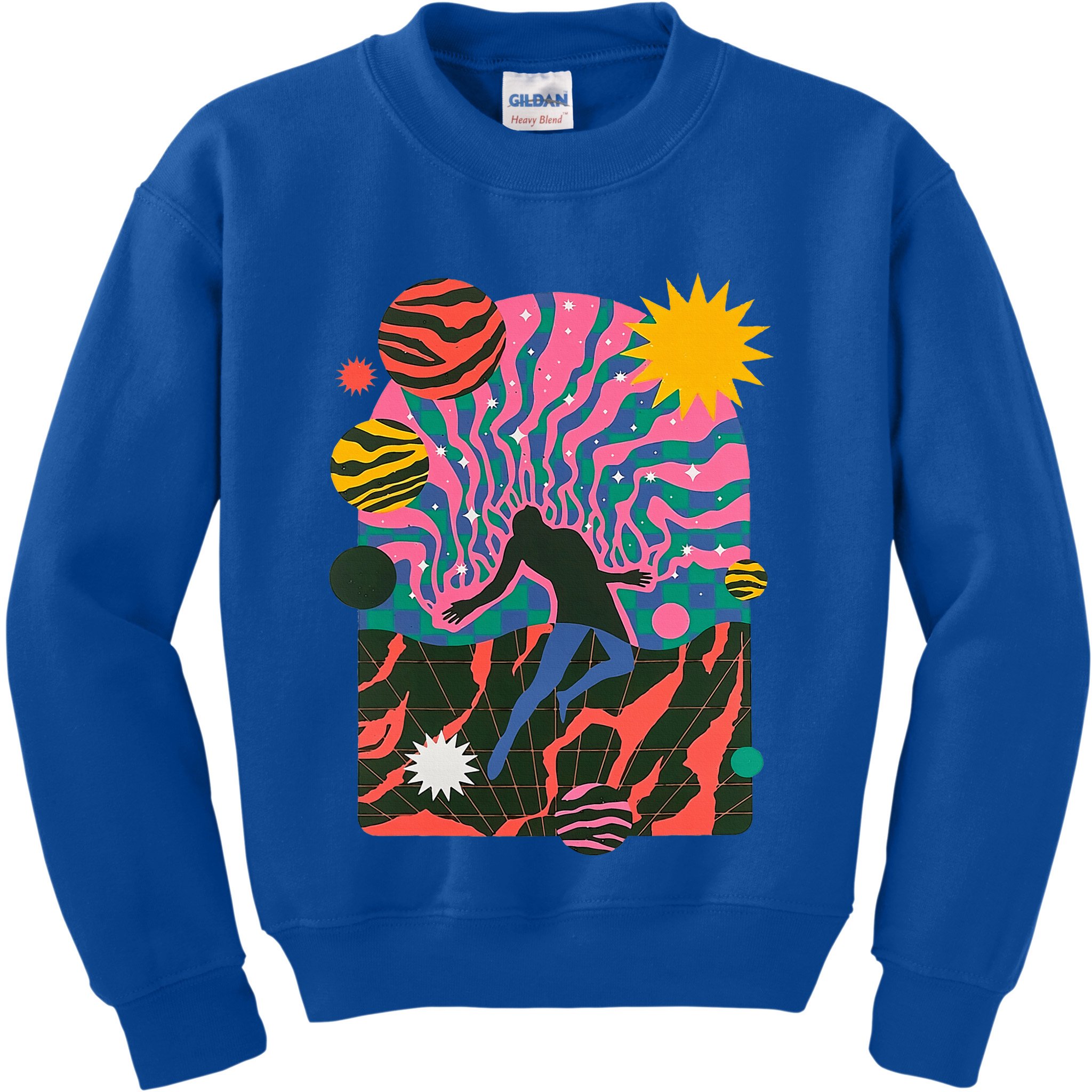 Soulisfree Dystopia Galaxy The Spiritual World Planets Man Kids Sweatshirt