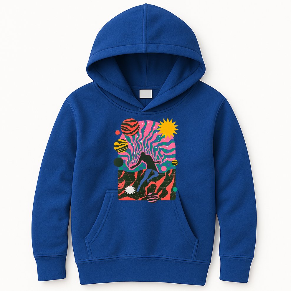 Soulisfree Dystopia Galaxy The Spiritual World Planets Man Kids Hoodie