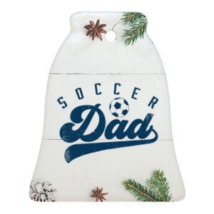 Soccer Dad Gifts Daddy Father's Day Ceramic Bell Ornament